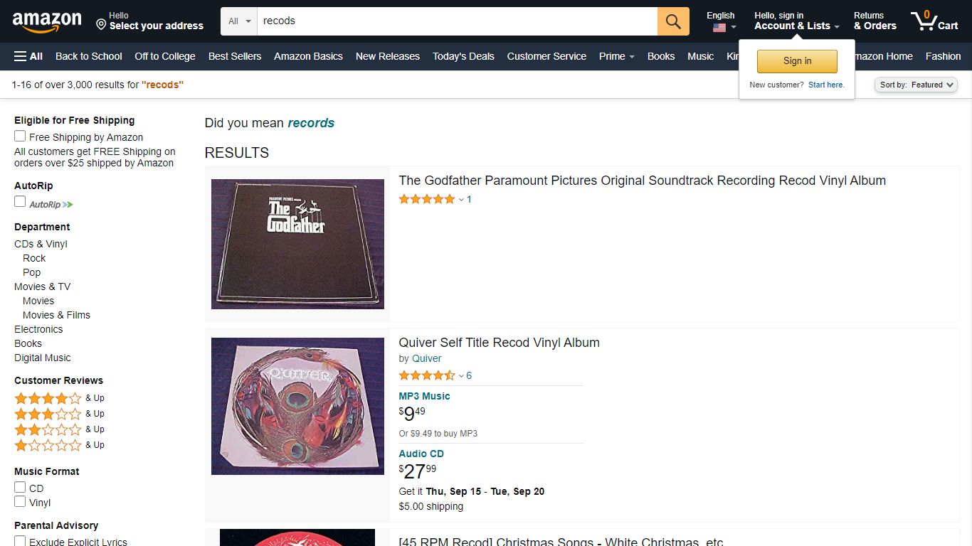 Amazon.com: recods